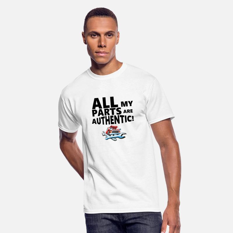 All my parts are authentic. T-shirt design