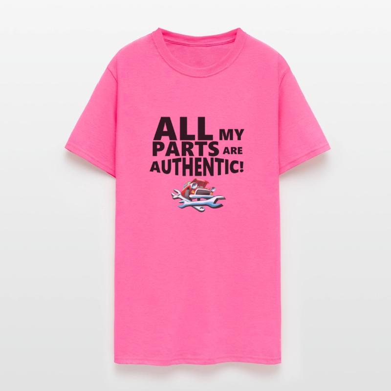 All my parts are authentic. T-shirt design