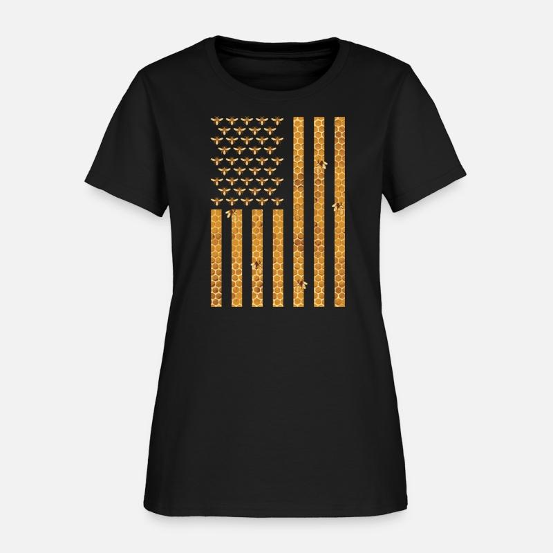 American Flag Honeycomb Honey Bees Beekee G Beekee