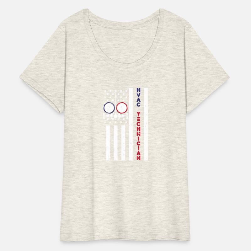 American Flag Hvac Technician Proud Usa Hvac Tech