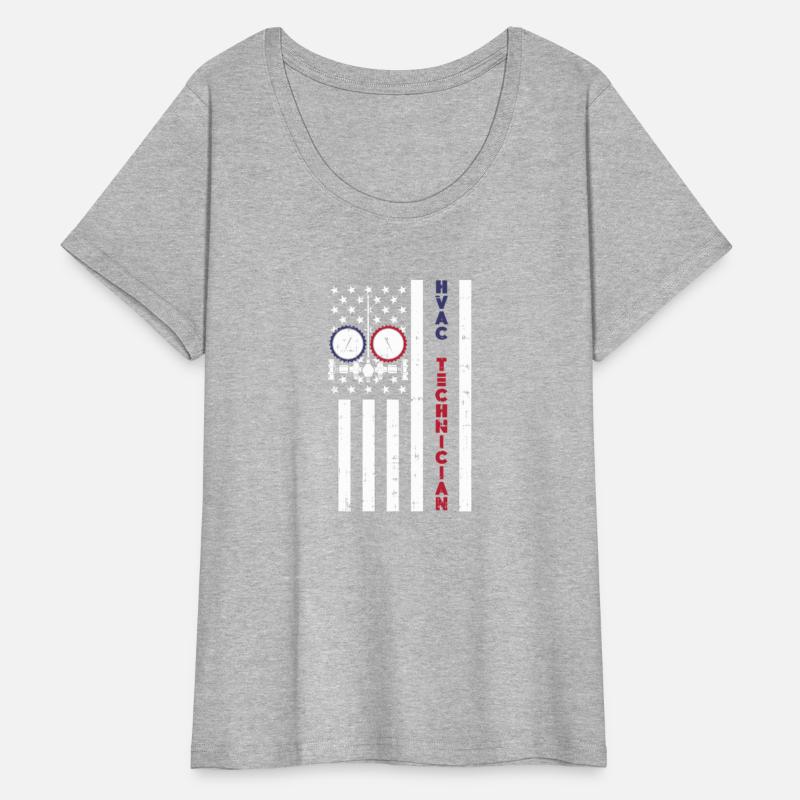 American Flag Hvac Technician Proud Usa Hvac Tech
