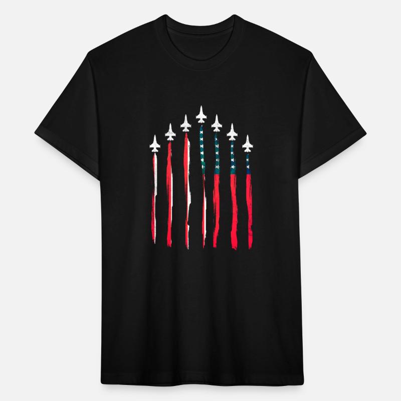 American Flag USA Airplane Jet Fighter 4th of July