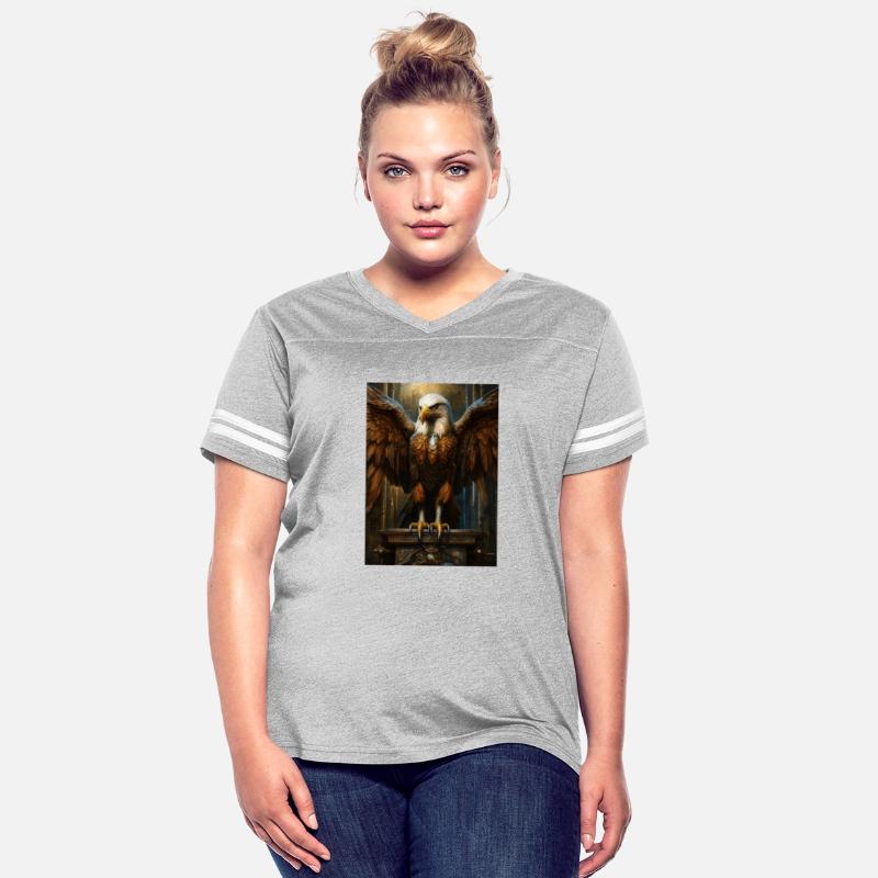 An oil painting by H R Giger of a majestic eagle