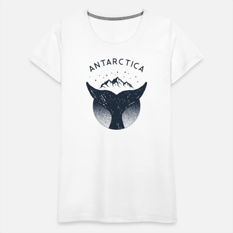 Antarctica Midnight Sun Whale and Glaciers