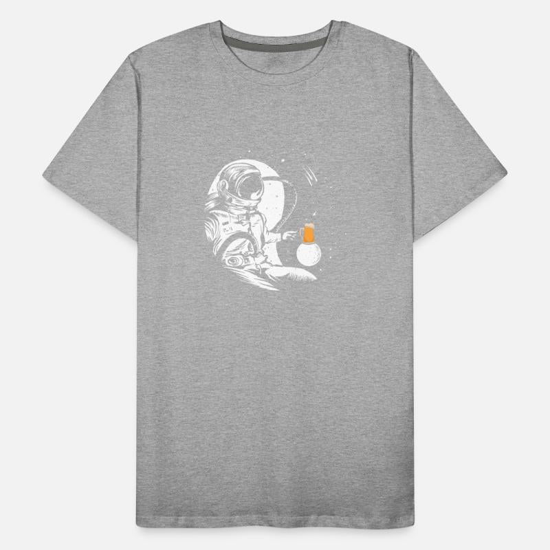 Astronaut drinks beer in space