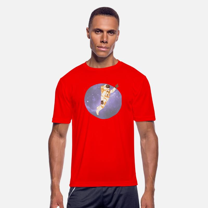 Astronaut in Deep Space Vector Graphic, spaceman