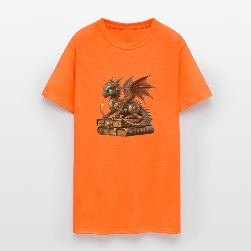 Baby Dragon and Books Art Fantasy Artwork Graphics