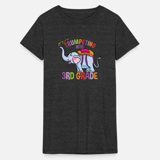 Back To School Elephant Trumpeting Into 3rd Grade