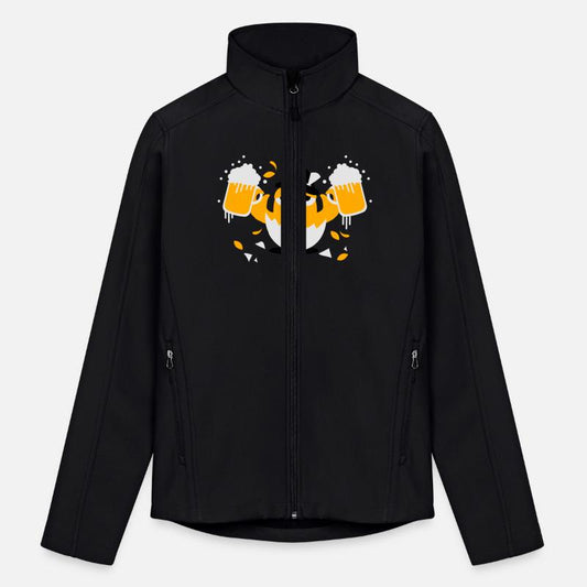 Bavarian chicken with two beer mugs