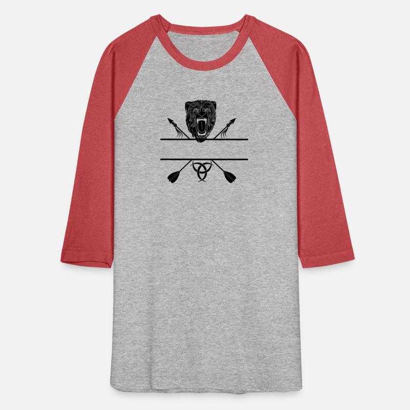 Bear head and two arrows