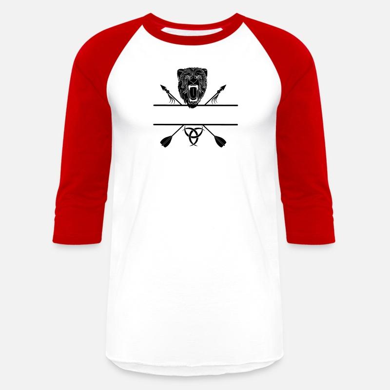 Bear head and two arrows