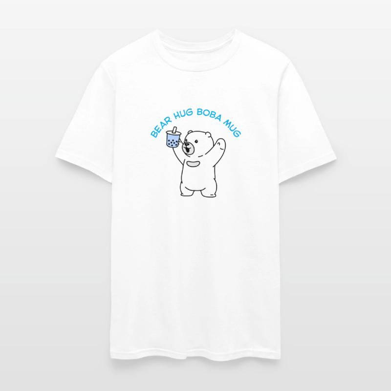 Bear Hug Boba Mug Best Couple Cute Animal Milk Tea