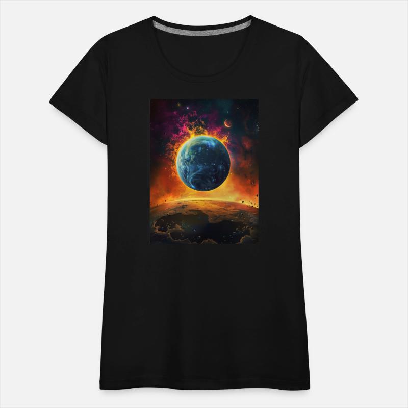 Beautiful Earth seen from the Moon