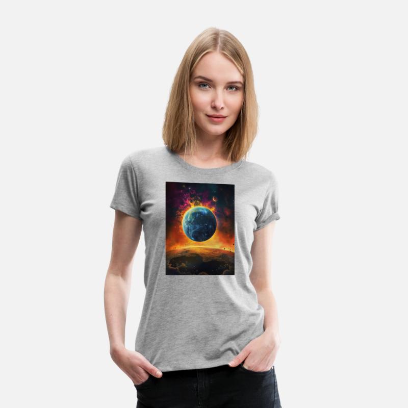 Beautiful Earth seen from the Moon