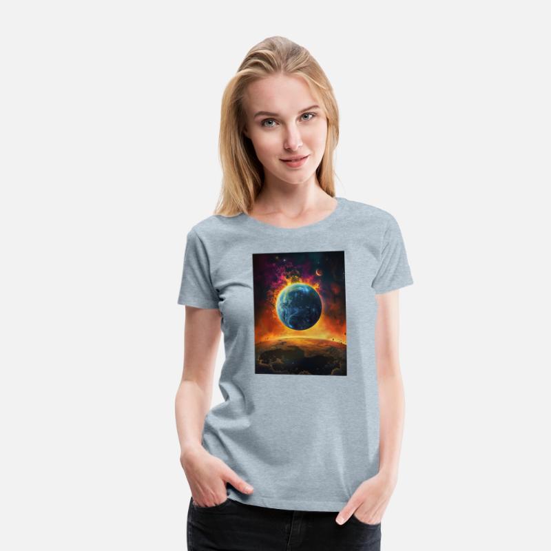 Beautiful Earth seen from the Moon