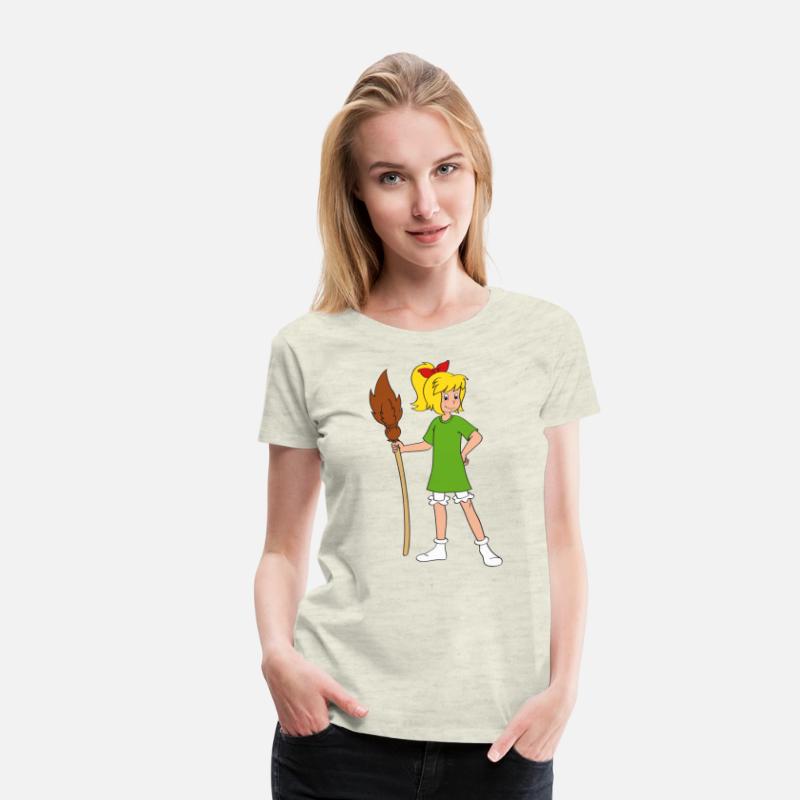 Bibi Blocksberg Poses with Broom