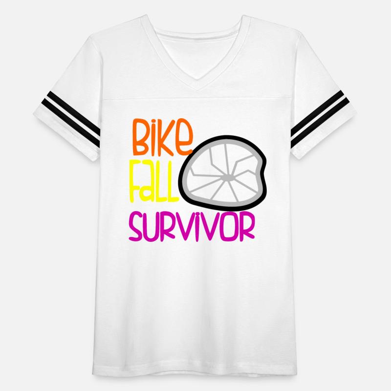 Bike Fall Survivor Funny Bicycle Motorbike Joke