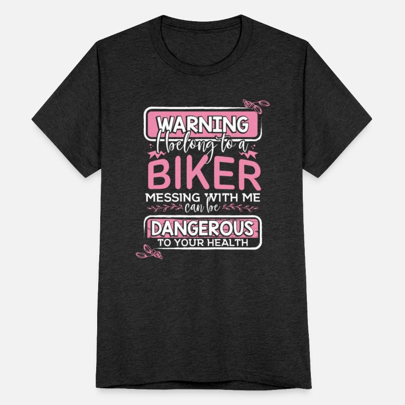 Bikers Wife Gift Warning I Belong to a Biker