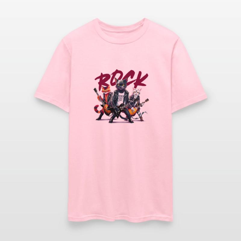 Black Cat Rock n Roll Music Lover Design