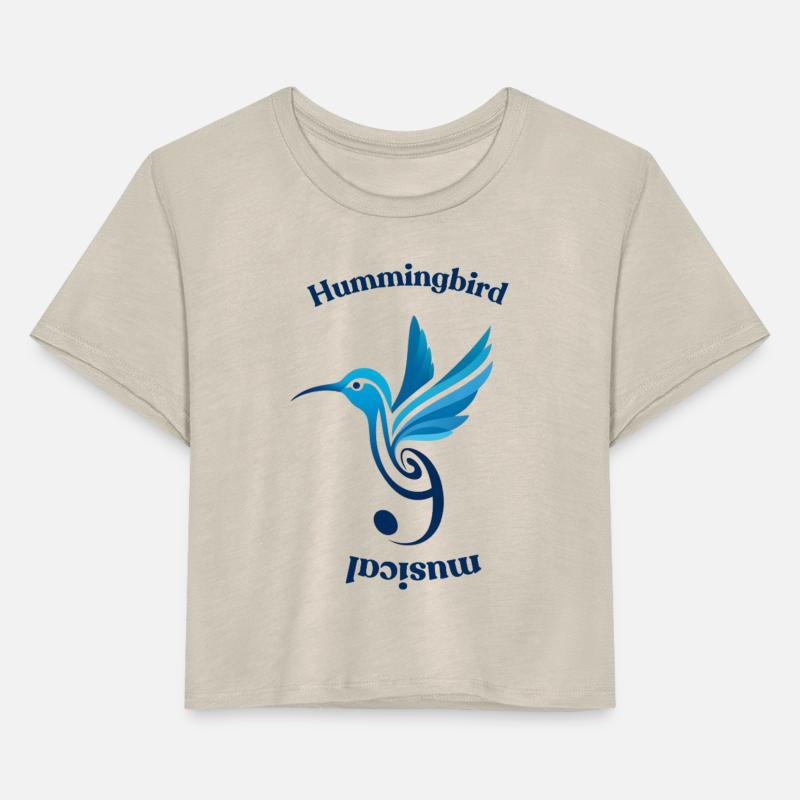 blue hummingbird and a musical