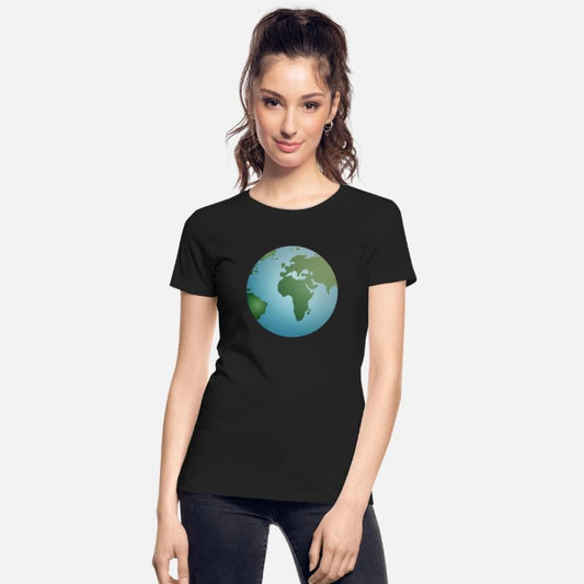 blue planet earth with green continents