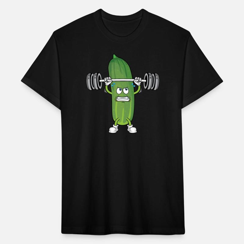 Bodybuilder Cucumber Vegetable Vegetarian Vegan