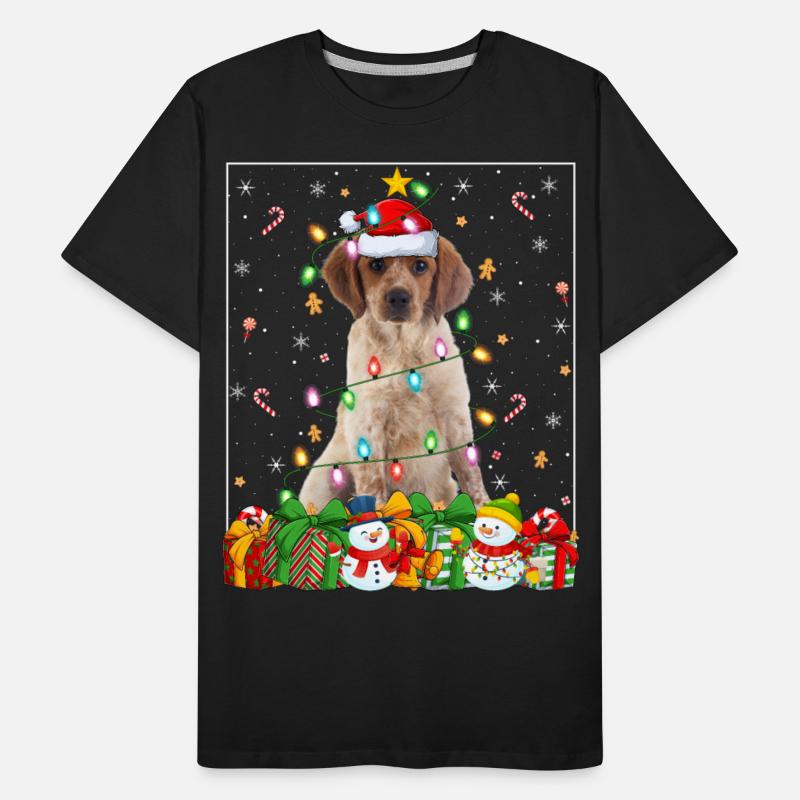 Brittany Spaniel Dog Christmas Lights