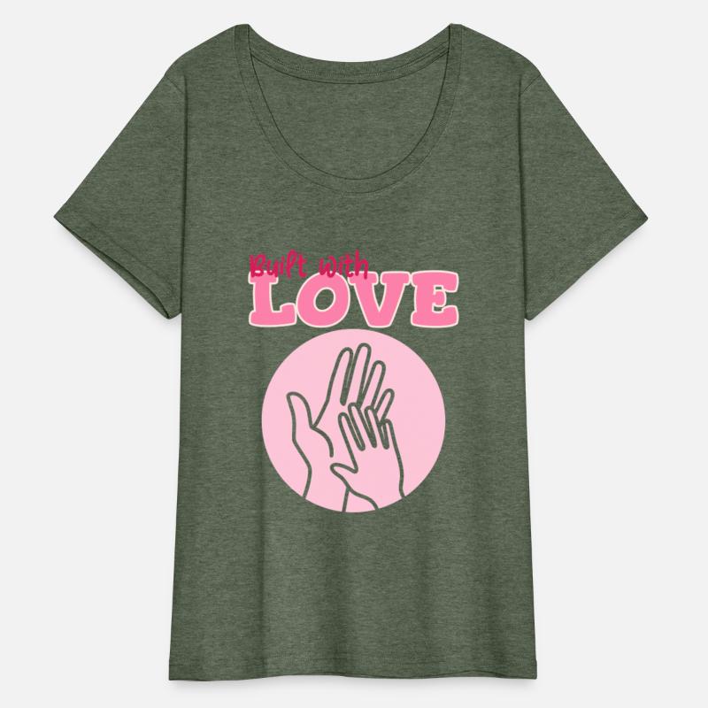 Built with LOVE Child Touching Mom’s Hand Mother