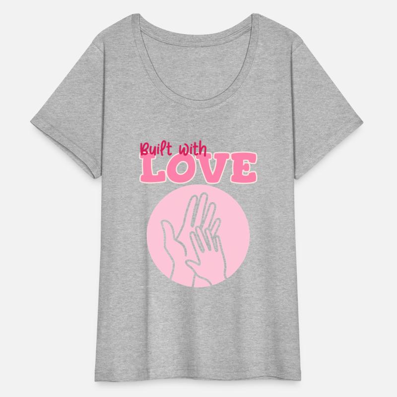 Built with LOVE Child Touching Mom’s Hand Mother