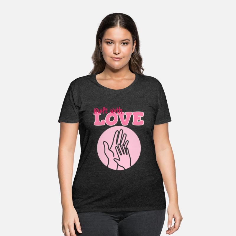 Built with LOVE Child Touching Mom’s Hand Mother