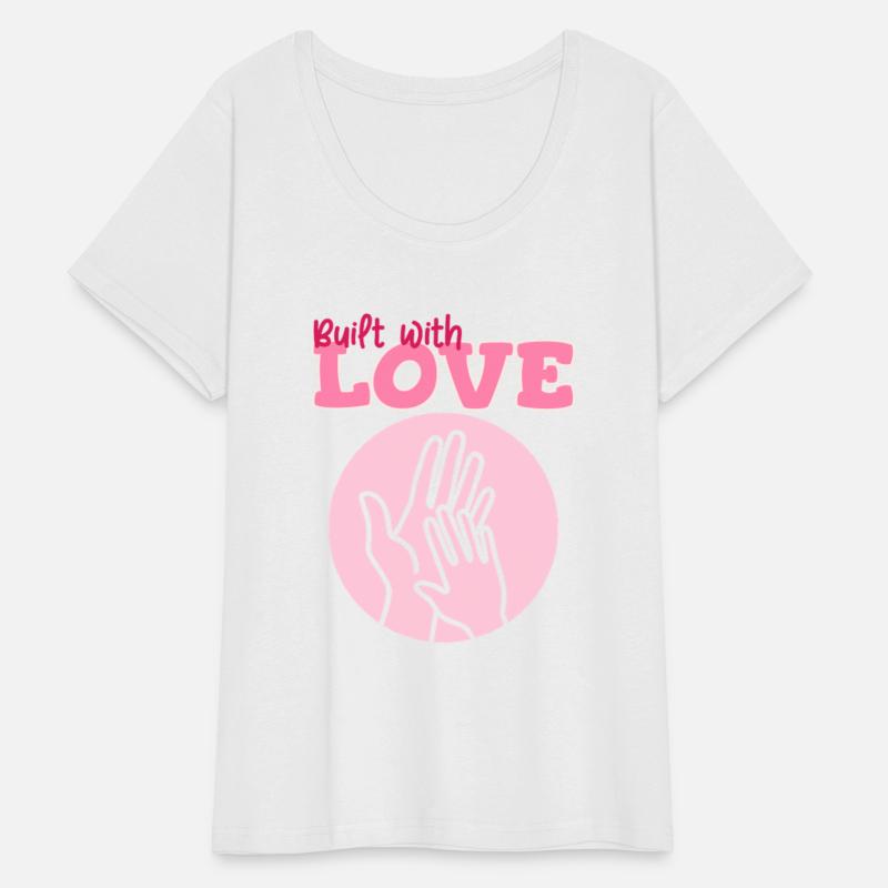 Built with LOVE Child Touching Mom’s Hand Mother