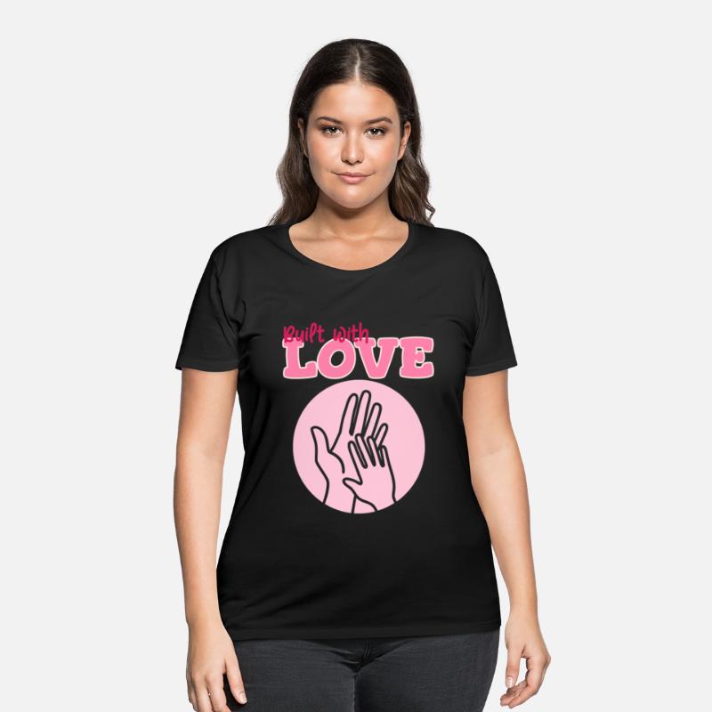 Built with LOVE Child Touching Mom’s Hand Mother