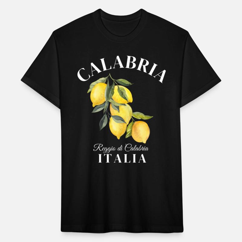 Calabria Southern Italy Lemons retro Design