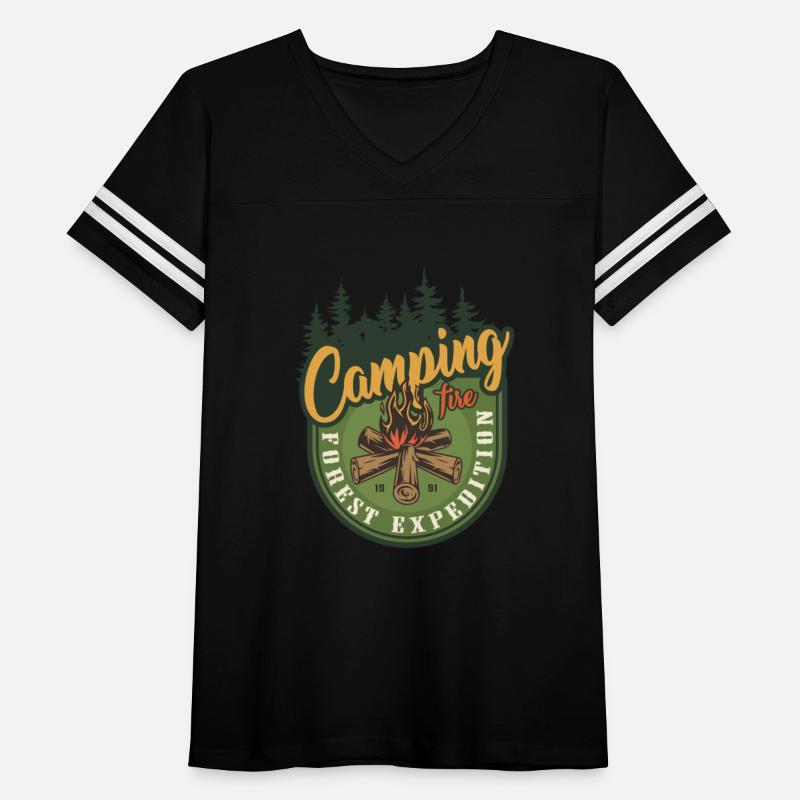 CAMPING FIRE THE FOREST EXPEDITION