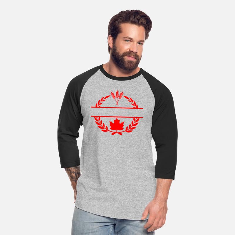 Canada maple leaf grain laurel wreath
