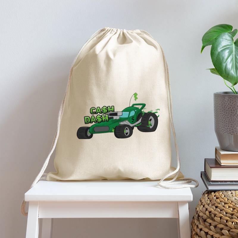 "Cash Dash" Green Dune Buggy Cartoon Beach Buggy