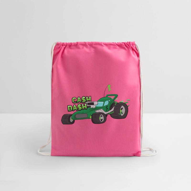 "Cash Dash" Green Dune Buggy Cartoon Beach Buggy
