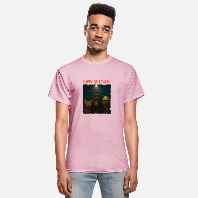 Cat Bigfoot Zombie Funny Halloween Trick Treat Sel