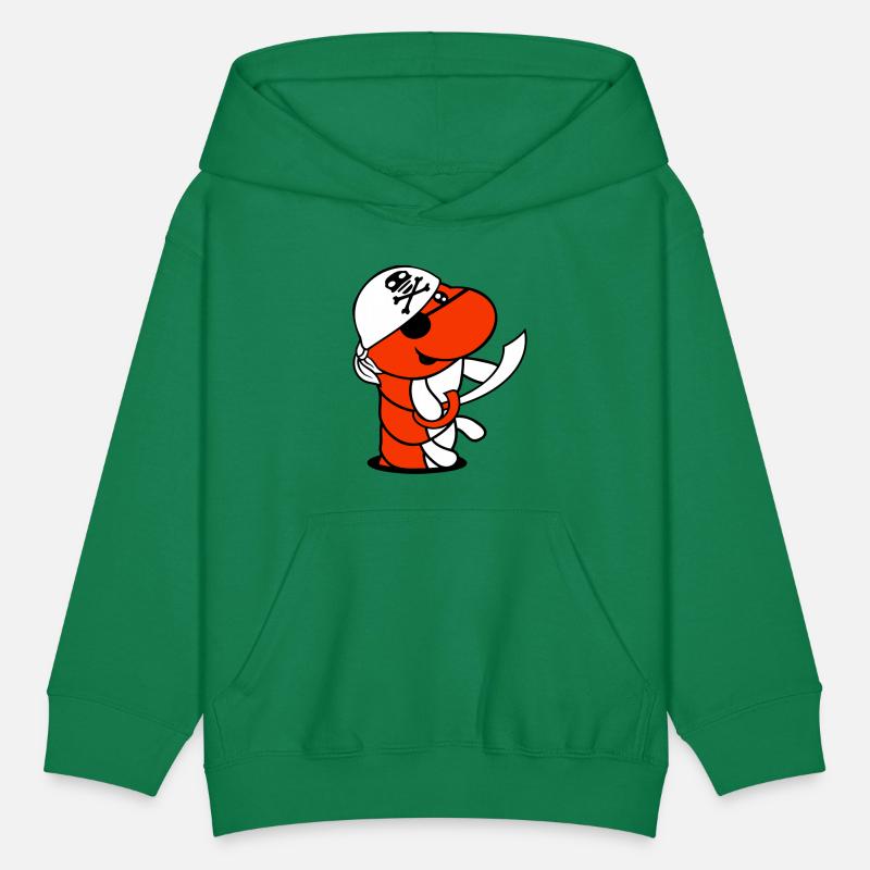 Caterpillar Hole Pirate Cap Funny Cute Comic Fun