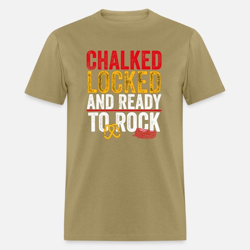 Chalked Locked and Ready to Rock Funny Climbing