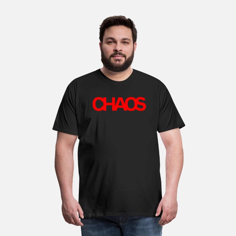 CHAOS (in red letters)