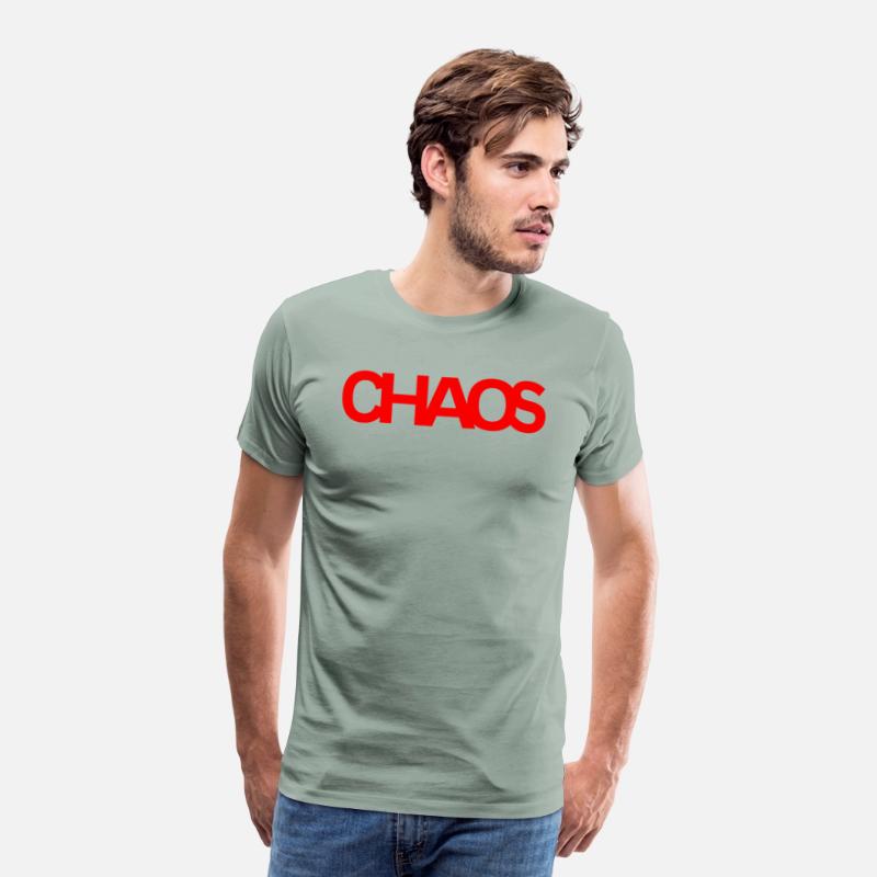 CHAOS (in red letters)