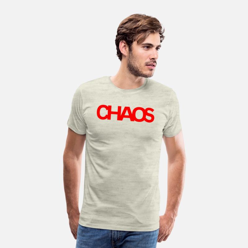 CHAOS (in red letters)