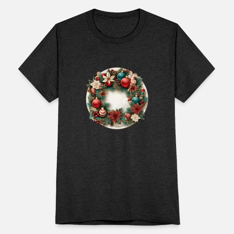 christmassticker circle 3D santa white background