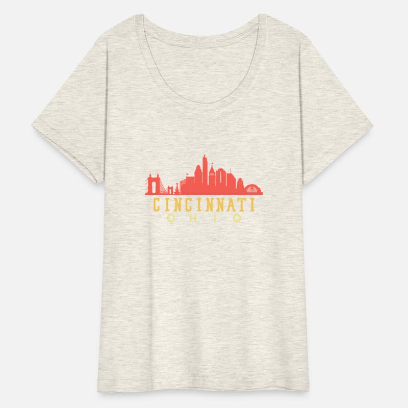 Cincinnati Ohio Downtown City yline 70S 80S