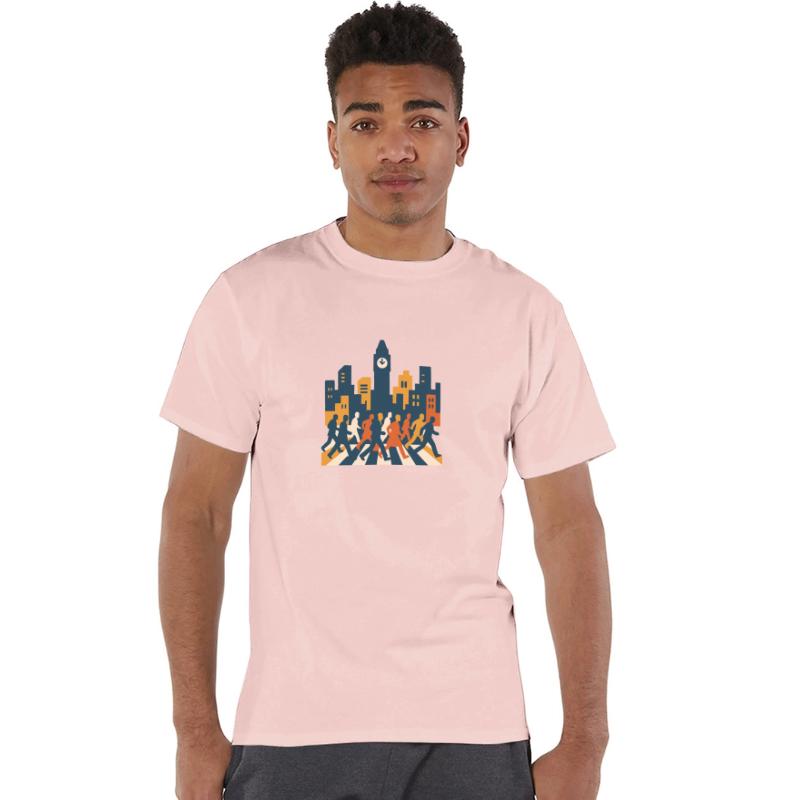 Cityscape Silhouette Graphic T-Shirt