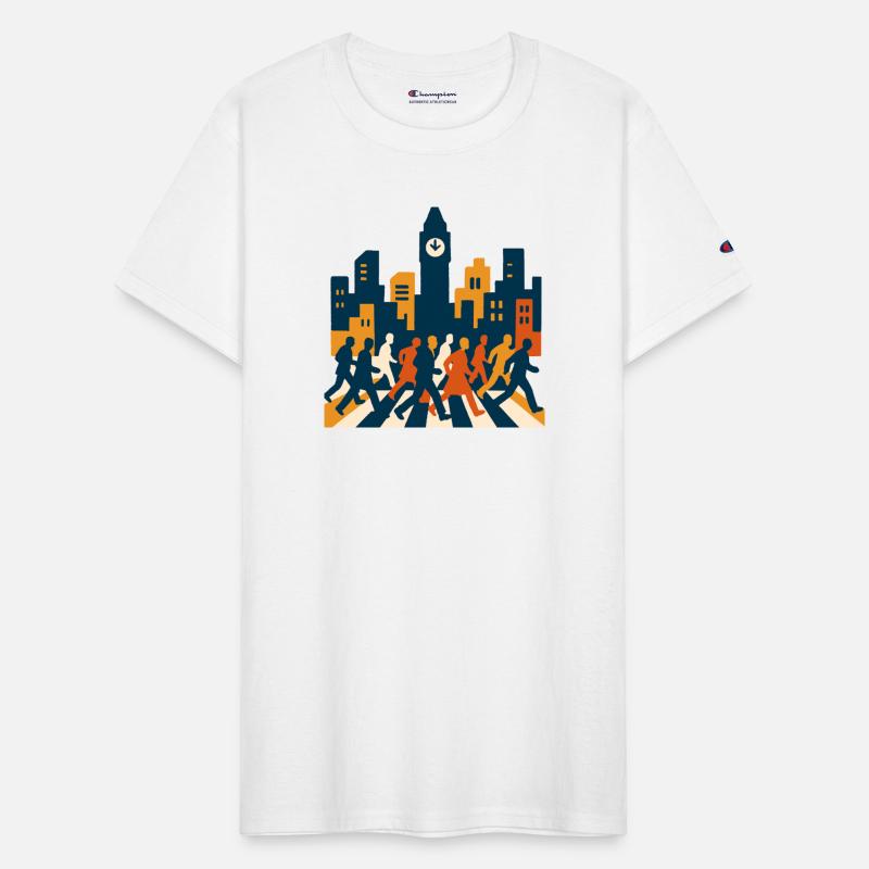 Cityscape Silhouette Graphic T-Shirt