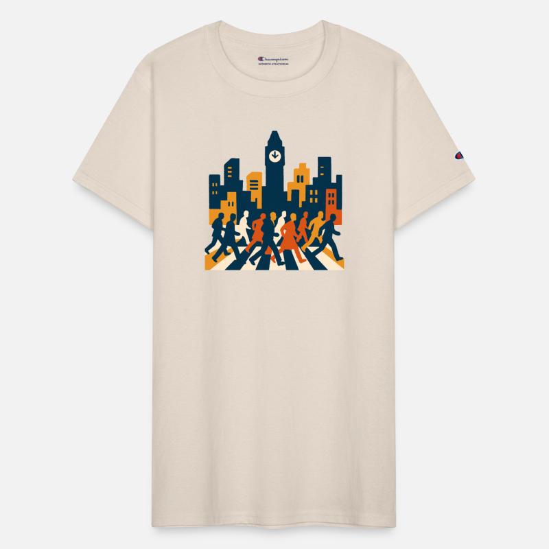 Cityscape Silhouette Graphic T-Shirt