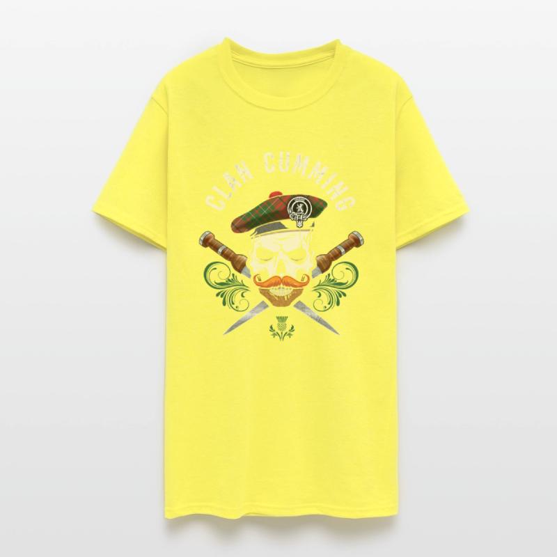 Clan Cumming Scottish Skull Crest Badge Dirk