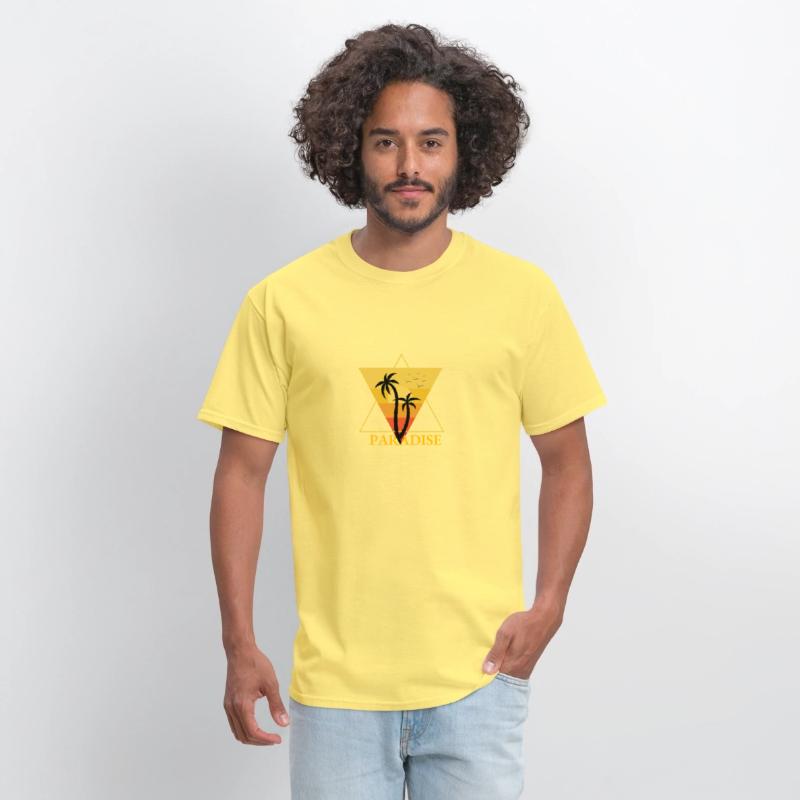 Colorful Summer Illustrated Tshirt Design